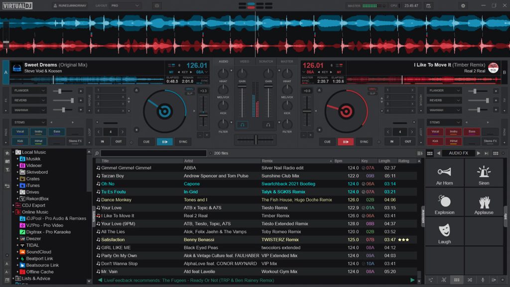 Virtual DJ Pro 2023 Serial Key เวอร์ชั่นล่าสุด