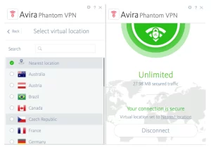 Avira Phantom VPN Pro 2.38.1.15219 Crack + คีย์ฟรี ดาวน์โหลดฟรี