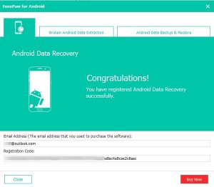 FonePaw Android Data Recovery 5.5.0 Serial Key ดาวน์โหลด